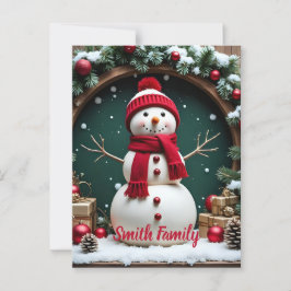 Cartão Postal Natais vintages - Placa padrão