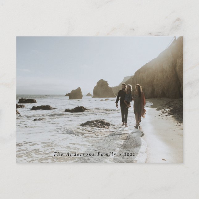 Cartão Postal Natal 1 Fotobotânico floral rebatível (Frente)