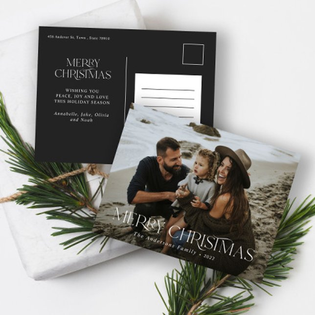 Cartão Postal Natal 1 Fotobotânico floral rebatível (Criador carregado)