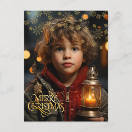 Cartão Postal Natal. Antigo. Parabéns. 