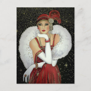 Cartão postal - Natal Art Déco