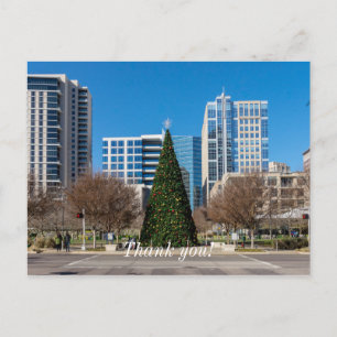 Cartão Postal Natal de Klyde Warren em Dallas