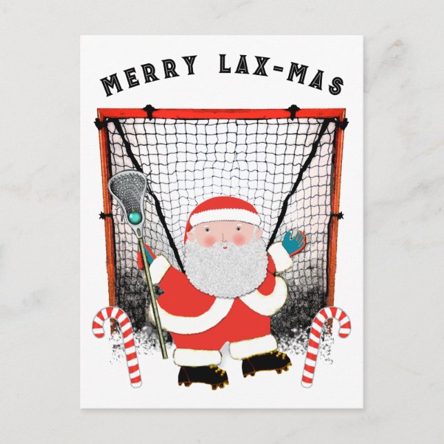 Cartão Postal Natal de Lacrosse (Frente)