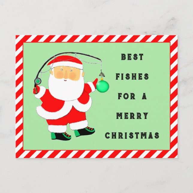 Cartão Postal Natal Divertido (Frente)