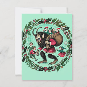 Cartão Postal Natal do Krampus