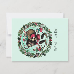 Cartão Postal Natal do Krampus