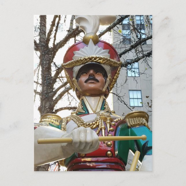 Cartão Postal Natal do Rockefeller Center - Soldado de Brinquedo (Frente)
