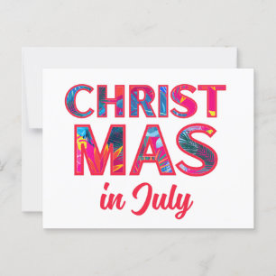 CARTÃO POSTAL NATAL EM JULHO