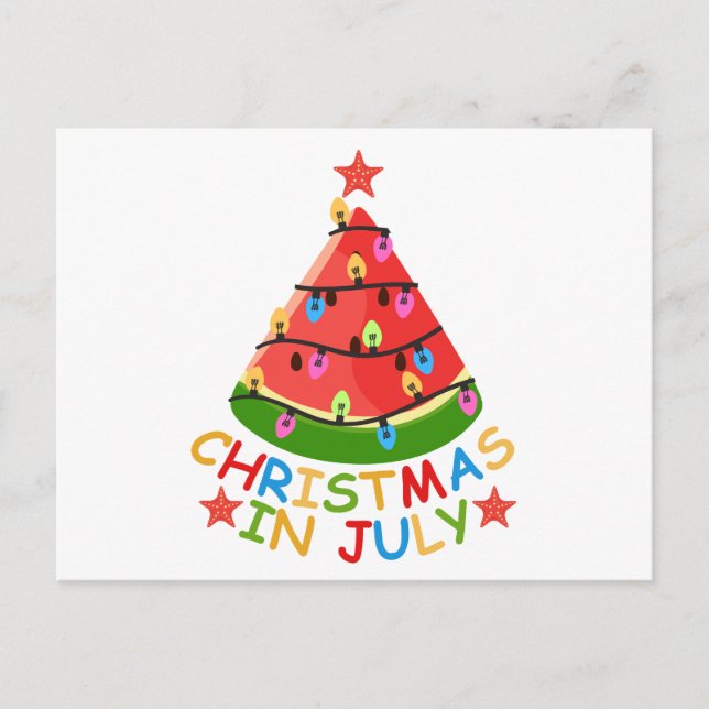 CARTÃO POSTAL NATAL EM JULHO (Frente)