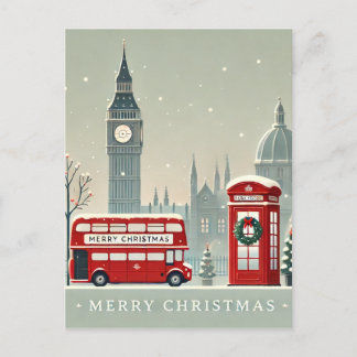 Cartão Postal Natal em Londres | Big Ben e Londres Festivo