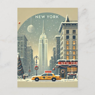 Cartão Postal Natal em Nova York | Estátua da Liberdade de Féria