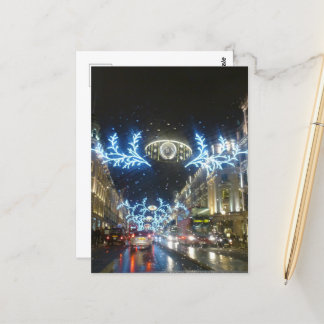Cartão Postal Natal em Regent Street, Londres