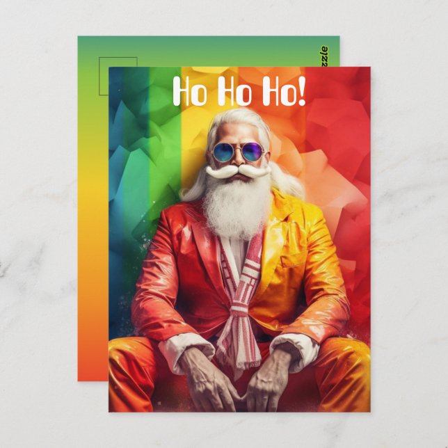 Cartão Postal Natal em todas as cores (Frente/Verso)