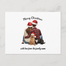 Cartão Postal Natal Familiar Personalizado 2025
