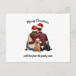 Cartão Postal Natal Familiar Personalizado 2025