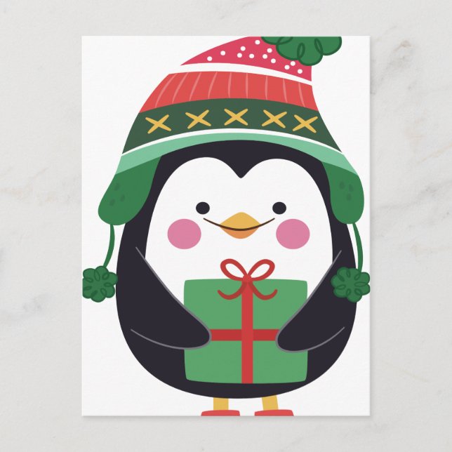 Cartão Postal Natal, Feriados, Decorações, Celebração (Frente)