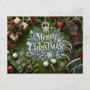 Cartão Postal Natal Golfe Férias