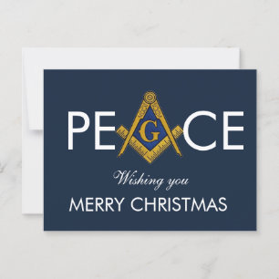 Cartão Postal Natal Maçom Maçonaria Maçom de Natal