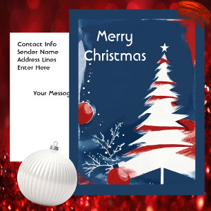 Cartão Postal Natal Militar Patriótico EUA