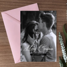 Natal mínimo | Foto simples em preto e branco