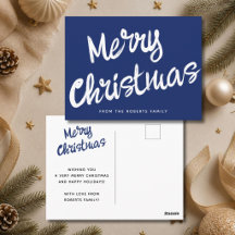 Natal moderno alegre em negrito script