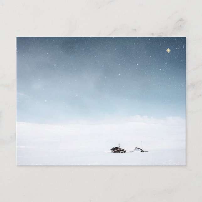 Cartão Postal Natal Na Noruega (Frente)