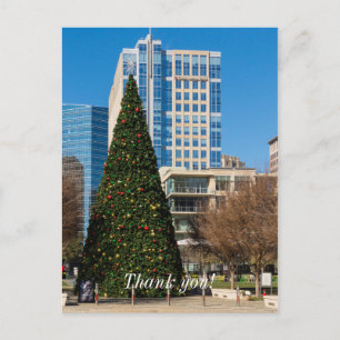 Cartão Postal Natal no Centro de Dallas
