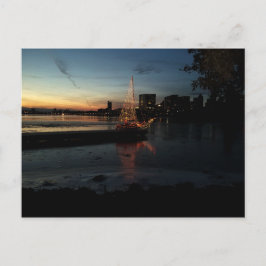 Cartão Postal Natal no feriado Charles