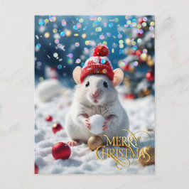 Cartão Postal Natal. Parabéns. 