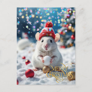 Cartão Postal Natal. Parabéns. 