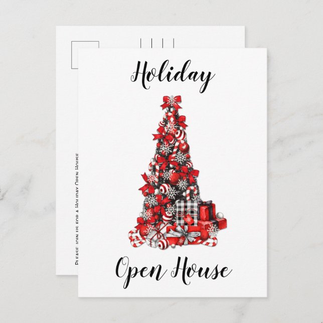 Cartão Postal Natal Russo de Búfalo Negro Branco Negro (Frente/Verso)