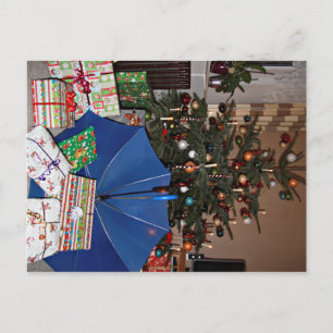 Cartão postal - Natal sob o Guarda-Chuva Azul