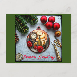 Cartão Postal Natal Steampunck