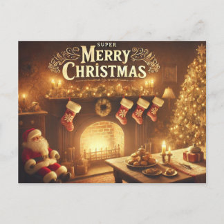 Cartão Postal Natal Super Feliz