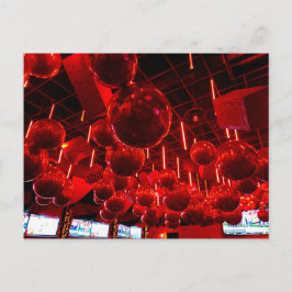 Cartão Postal Natal Vermelho