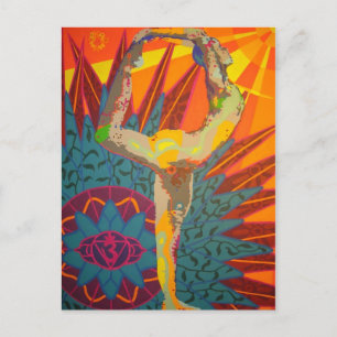 Cartão Postal natarajasana 2008 as postcard