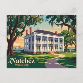 Cartão Postal Natchez Mississippi