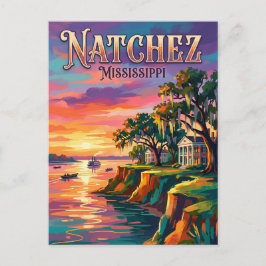 Cartão Postal Natchez, Mississippi Mississippi