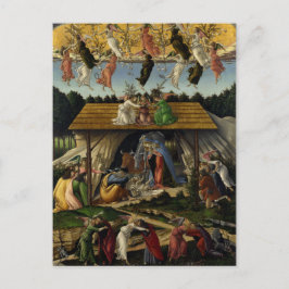 Cartão Postal Natividade Mística por Sandro Botticelli