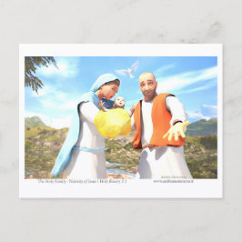 Cartão Postal Nativity of Jesus - The Holy Family