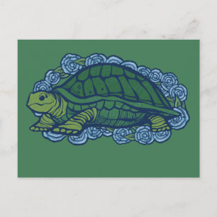 Cartão Postal Nature Amadurece Tartarugas