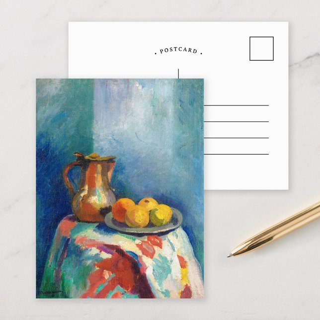 Cartão Postal Nature Morte Au Pichet En Cuivre | Henri Manguin (Criador carregado)