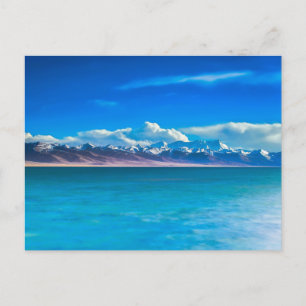 Cartão Postal Natureza Inspira China, Montanhas e Mar