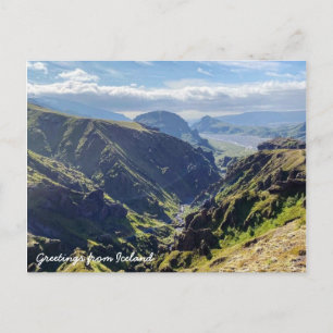 Cartão Postal Natureza islandesa