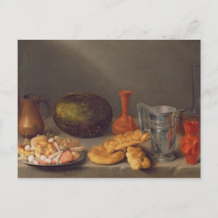 Cartão Postal Natureza morta com pão, 1648