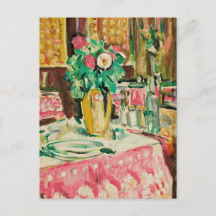 Cartão Postal Natureza-morta com Rosas   George Leslie Hunter