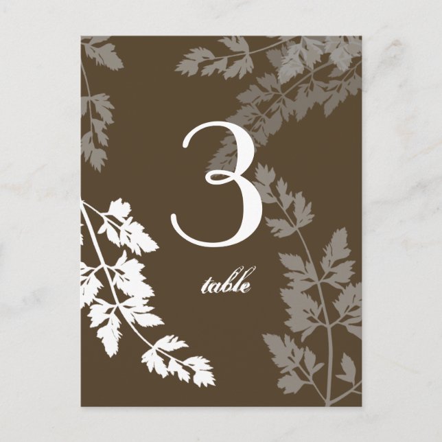 Cartão Postal Natureza Romântica/Cartão de Mesa (Frente)