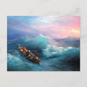Cartão Postal Naufrágio de Ivan Aivazovsky