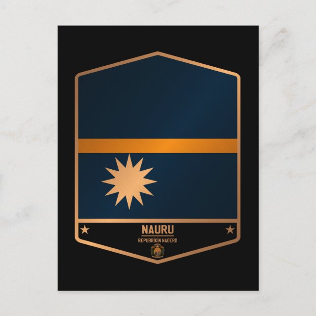 Cartão Postal Nauru (Frente)