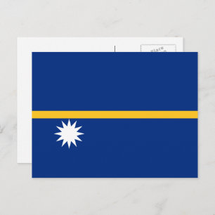 Cartão Postal Nauruan Flag, Nauru